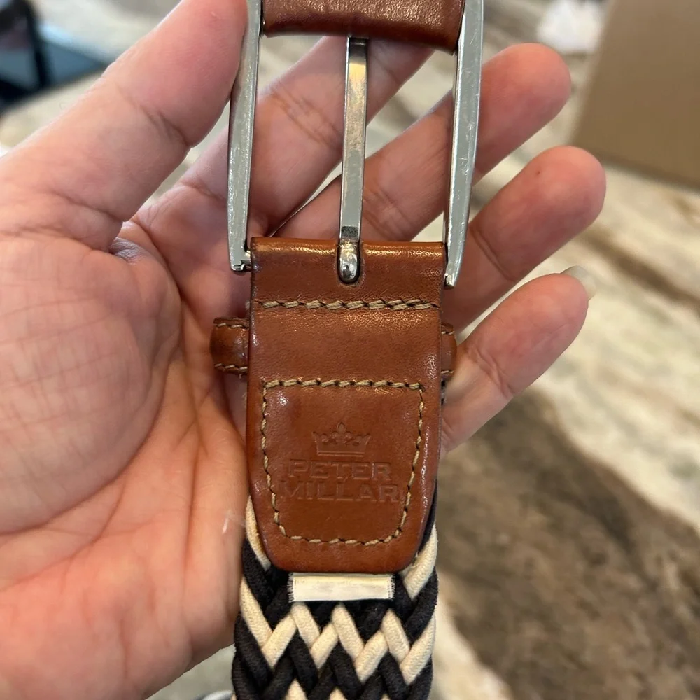 Peter Millar Braided Belt size XXL GUC